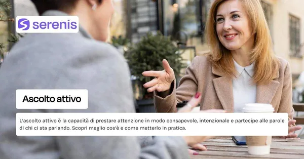 Persona che ascolta attivamente. 