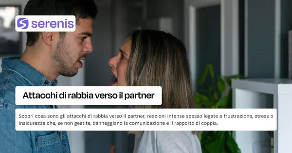 Attacchi di rabbia verso il partner