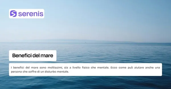 Benefici del mare sulla salute mentale