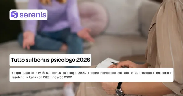 Bonus psicologo 2026