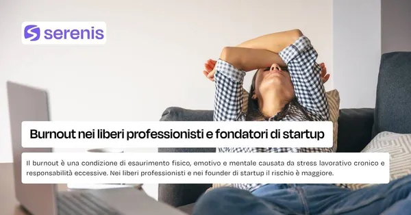 Burnout nei liberi professionisti.