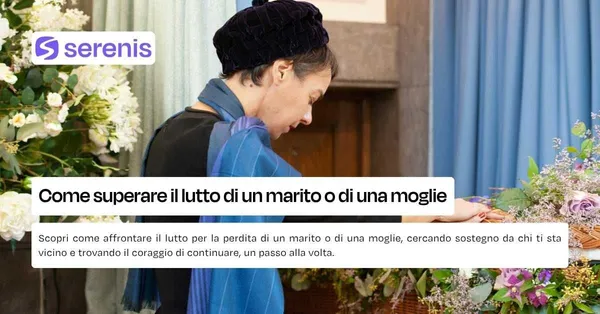 Come elaborare un lutto di un marito o una moglie