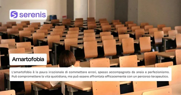 Cos'è l'amartofobia