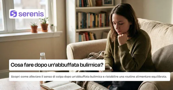 Cosa fare dopo un'abbuffata bulimica