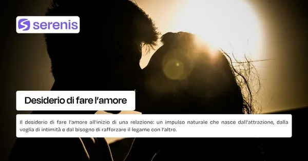 Desiderio di fare l'amore