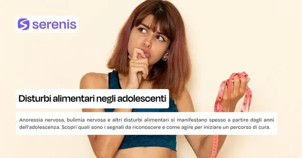 Disturbi alimentari adolescenza