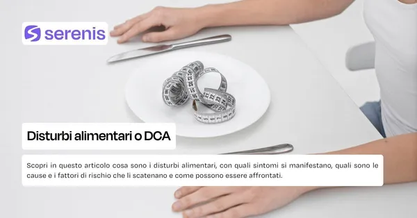 Disturbi alimentari o DCA