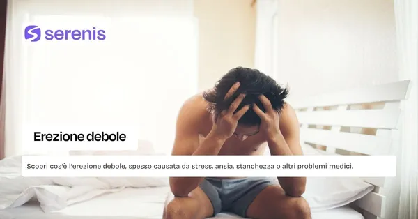 Erezione debole