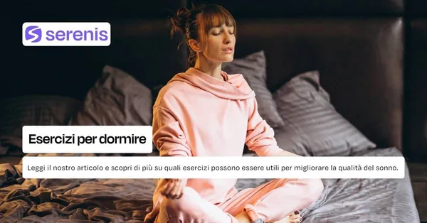 Esercizi per dormire bene