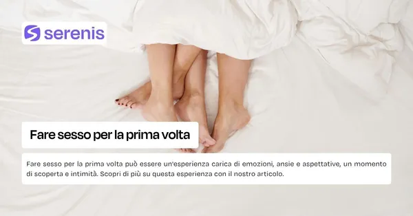 Fare sesso per la prima volta