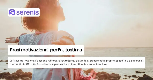 Frasi motivazionali per migliorare l'autostima