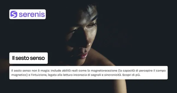 Il sesto senso.