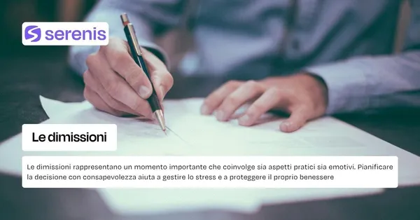 Le dimissioni