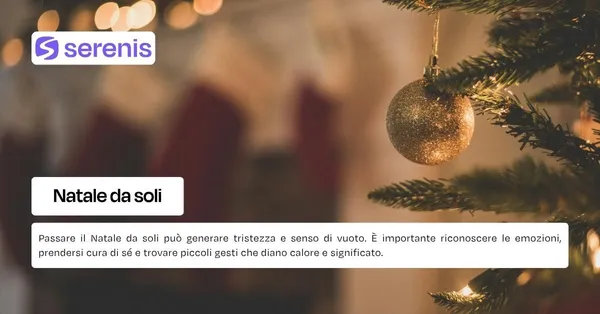 Natale da soli