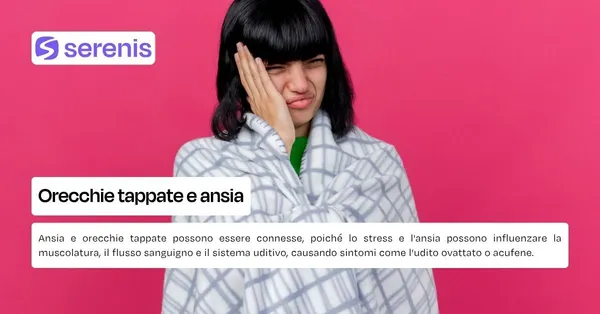 Orecchie tappate e ansia.