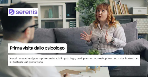 Prima visita dallo psicologo