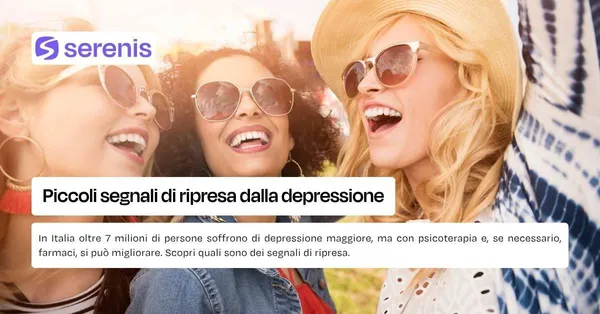 Segnali di ripresa dalla depressione.