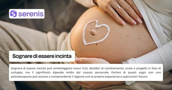 Sognare di essere incinta
