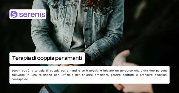 Terapia di coppia per amanti
